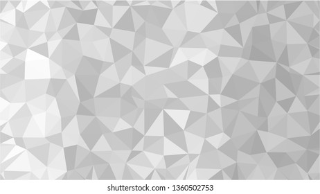 White Polygonal Mosaic Background, Low Poly Style, Vector illustration, Business Design Templates