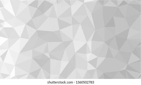 White Polygonal Mosaic Background, Low Poly Style, Vector illustration, Business Design Templates