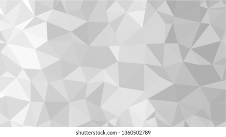 Fondo del mosaico del polígono blanco, estilo de polo bajo, ilustración del vector, plantillas de diseño empresarial