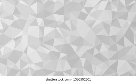 White Polygonal Mosaic Background, Low Poly Style, Vector illustration, Business Design Templates