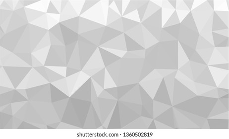 White Polygonal Mosaic Background, Low Poly Style, Vector illustration, Business Design Templates