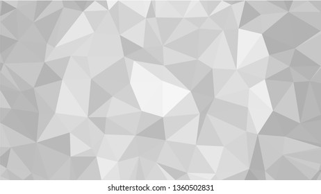 White Polygonal Mosaic Background, Low Poly Style, Vector illustration, Business Design Templates