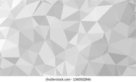 White Polygonal Mosaic Background, Low Poly Style, Vector illustration, Business Design Templates