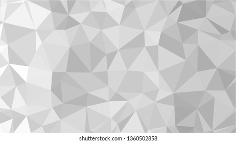 White Polygonal Mosaic Background, Low Poly Style, Vector illustration, Business Design Templates