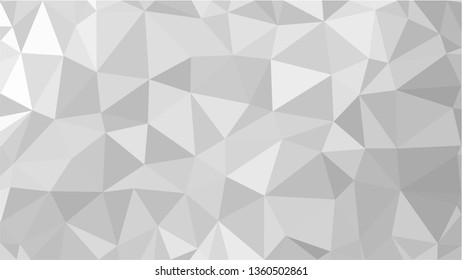 White Polygonal Mosaic Background, Low Poly Style, Vector illustration, Business Design Templates