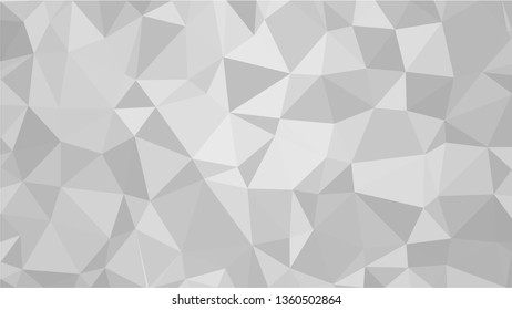 White Polygonal Mosaic Background, Low Poly Style, Vector illustration, Business Design Templates