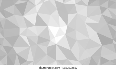 White Polygonal Mosaic Background, Low Poly Style, Vector illustration, Business Design Templates