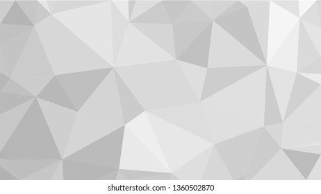White Polygonal Mosaic Background, Low Poly Style, Vector illustration, Business Design Templates