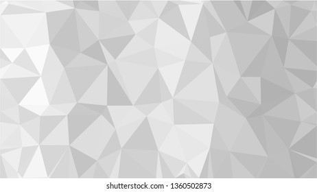 White Polygonal Mosaic Background, Low Poly Style, Vector illustration, Business Design Templates