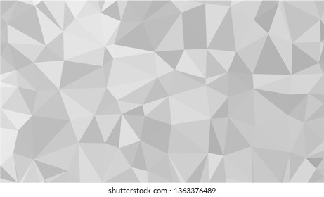 White Polygonal Mosaic Background, Low Poly Style, Vector illustration, Business Design Templates