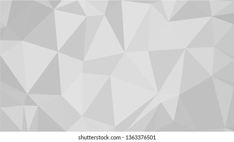 White Polygonal Mosaic Background, Low Poly Style, Vector illustration, Business Design Templates