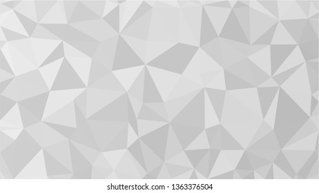 White Polygonal Mosaic Background, Low Poly Style, Vector illustration, Business Design Templates