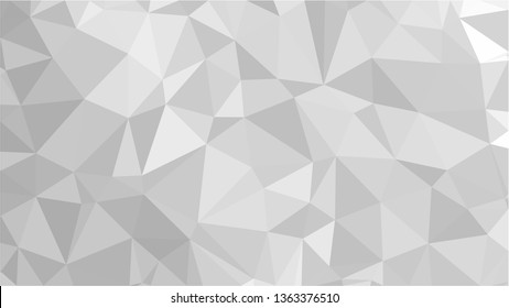 White Polygonal Mosaic Background, Low Poly Style, Vector illustration, Business Design Templates