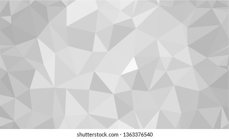 White Polygonal Mosaic Background, Low Poly Style, Vector illustration, Business Design Templates