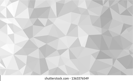 White Polygonal Mosaic Background, Low Poly Style, Vector illustration, Business Design Templates