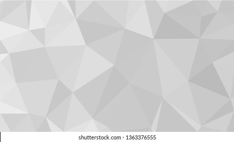 White Polygonal Mosaic Background, Low Poly Style, Vector illustration, Business Design Templates