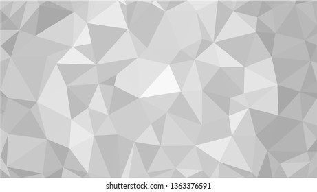 White Polygonal Mosaic Background, Low Poly Style, Vector illustration, Business Design Templates