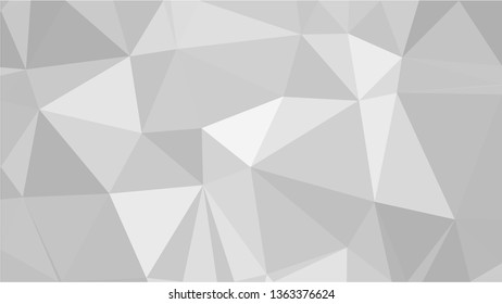 White Polygonal Mosaic Background, Low Poly Style, Vector illustration, Business Design Templates