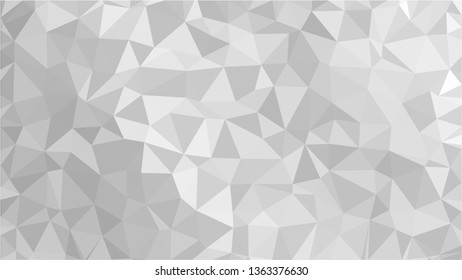 White Polygonal Mosaic Background, Low Poly Style, Vector illustration, Business Design Templates
