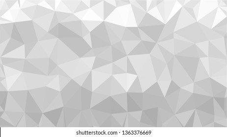 White Polygonal Mosaic Background, Low Poly Style, Vector illustration, Business Design Templates