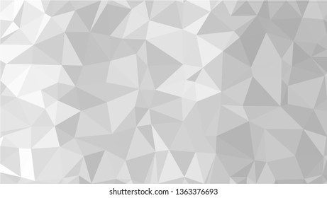 White Polygonal Mosaic Background, Low Poly Style, Vector illustration, Business Design Templates