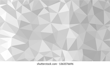 White Polygonal Mosaic Background, Low Poly Style, Vector illustration, Business Design Templates