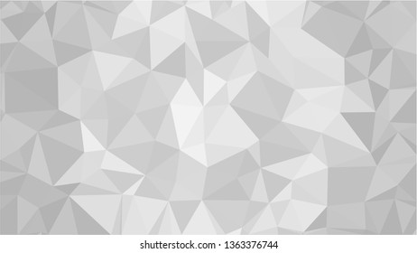 White Polygonal Mosaic Background, Low Poly Style, Vector illustration, Business Design Templates