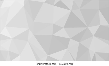 White Polygonal Mosaic Background, Low Poly Style, Vector illustration, Business Design Templates