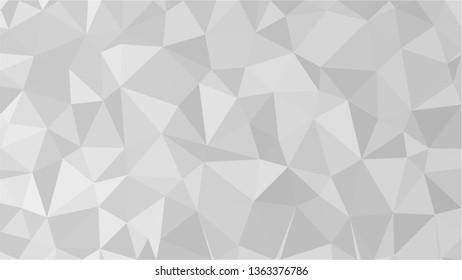 White Polygonal Mosaic Background, Low Poly Style, Vector illustration, Business Design Templates