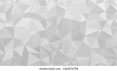 White Polygonal Mosaic Background, Low Poly Style, Vector illustration, Business Design Templates