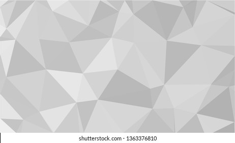 White Polygonal Mosaic Background, Low Poly Style, Vector illustration, Business Design Templates