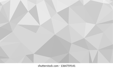 White Polygonal Mosaic Background, Low Poly Style, Vector illustration, Business Design Templates