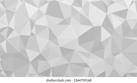 White Polygonal Mosaic Background, Low Poly Style, Vector illustration, Business Design Templates