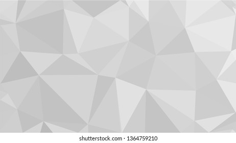White Polygonal Mosaic Background, Low Poly Style, Vector illustration, Business Design Templates