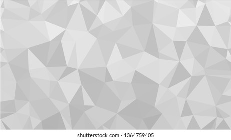 White Polygonal Mosaic Background, Low Poly Style, Vector illustration, Business Design Templates