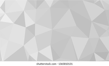 White Polygonal Mosaic Background, Low Poly Style, Vector illustration, Business Design Templates