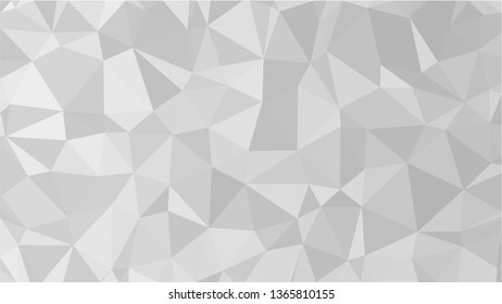 White Polygonal Mosaic Background, Low Poly Style, Vector illustration, Business Design Templates