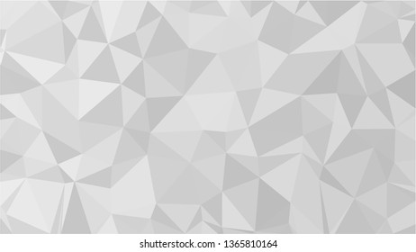 White Polygonal Mosaic Background, Low Poly Style, Vector illustration, Business Design Templates