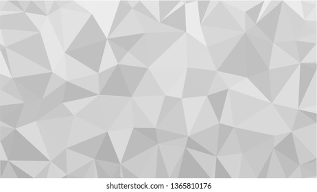 White Polygonal Mosaic Background, Low Poly Style, Vector illustration, Business Design Templates