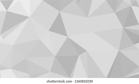 White Polygonal Mosaic Background, Low Poly Style, Vector illustration, Business Design Templates
