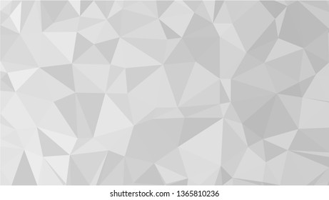 White Polygonal Mosaic Background, Low Poly Style, Vector illustration, Business Design Templates