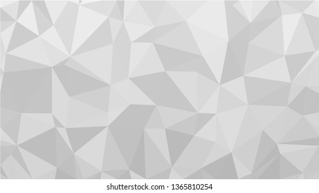 White Polygonal Mosaic Background, Low Poly Style, Vector illustration, Business Design Templates