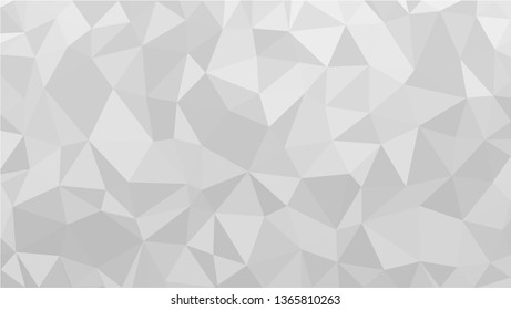 White Polygonal Mosaic Background, Low Poly Style, Vector illustration, Business Design Templates