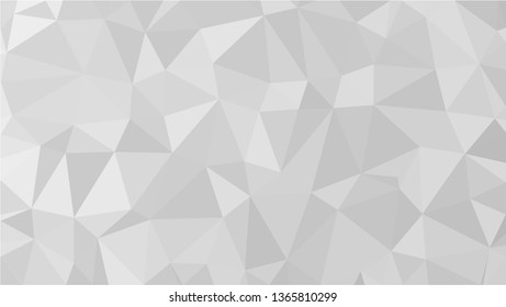 White Polygonal Mosaic Background, Low Poly Style, Vector illustration, Business Design Templates