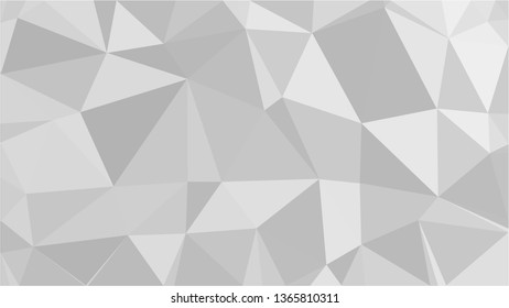 White Polygonal Mosaic Background, Low Poly Style, Vector illustration, Business Design Templates