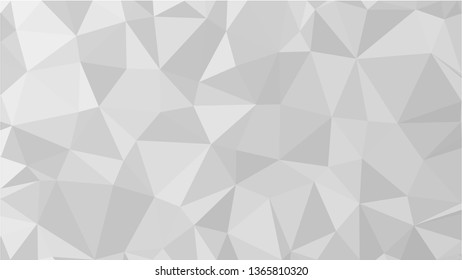 White Polygonal Mosaic Background, Low Poly Style, Vector illustration, Business Design Templates