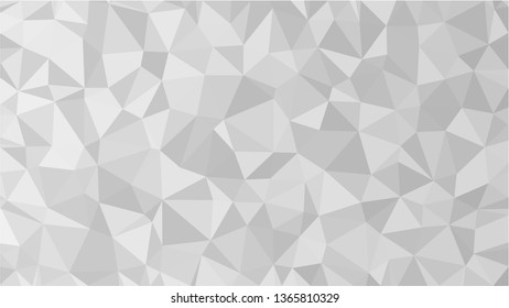 White Polygonal Mosaic Background, Low Poly Style, Vector illustration, Business Design Templates