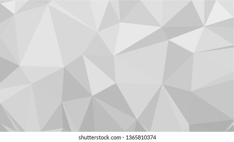 White Polygonal Mosaic Background, Low Poly Style, Vector illustration, Business Design Templates