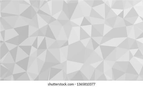 White Polygonal Mosaic Background, Low Poly Style, Vector illustration, Business Design Templates