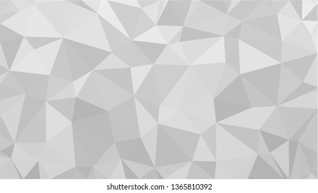 White Polygonal Mosaic Background, Low Poly Style, Vector illustration, Business Design Templates